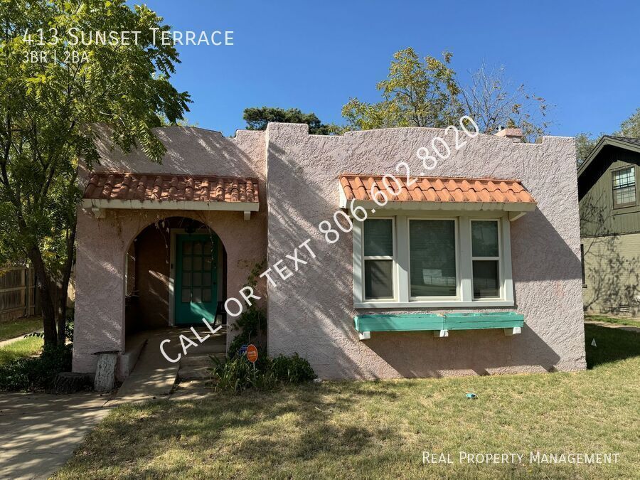 413 Sunset Terrace in Amarillo, TX - Foto de edificio