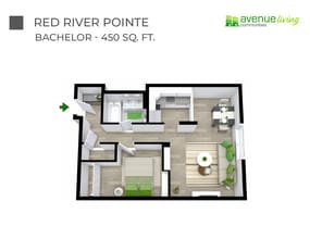 Red River Pointe in Winnipeg, MB - Building Photo - Floor Plan