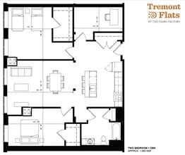 Tremont Flats in Meriden, CT - Foto de edificio - Floor Plan