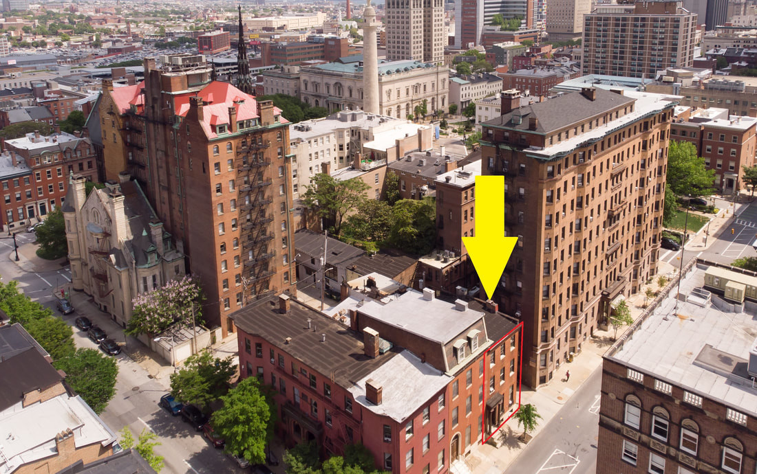 Cathedral Arms in Baltimore, MD - Building Photo