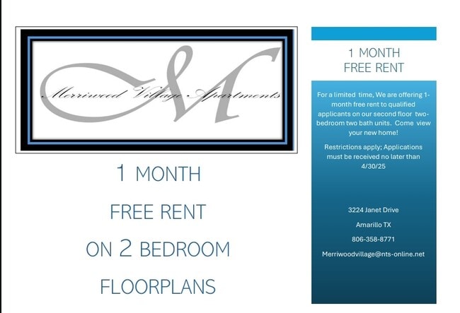 Merriwood Apartments in Amarillo, TX - Foto de edificio - Building Photo