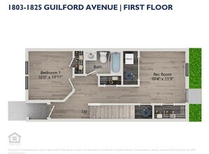 1801 Guilford in Baltimore, MD - Foto de edificio - Floor Plan