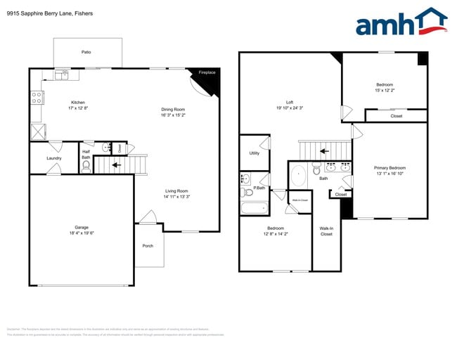 9915 Sapphire Berry Ln in Fishers, IN - Foto de edificio - Building Photo