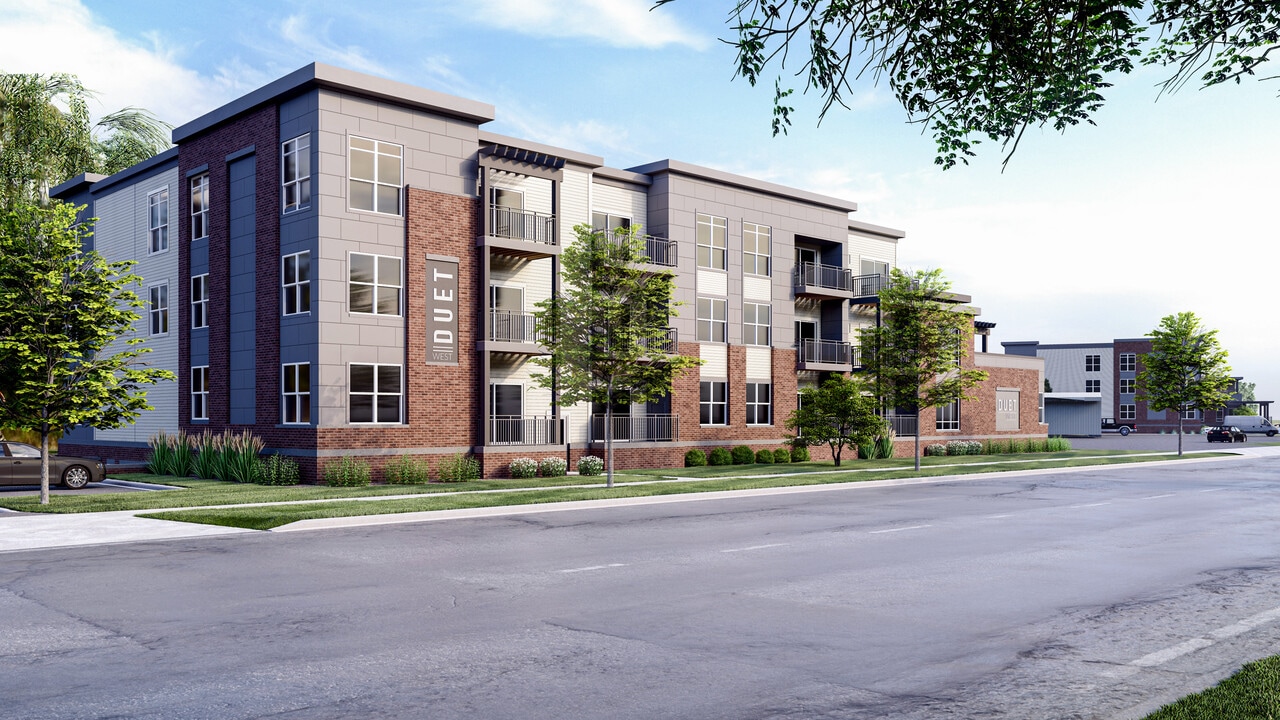 Duet Apartments in Menomonee Falls, WI - Foto de edificio