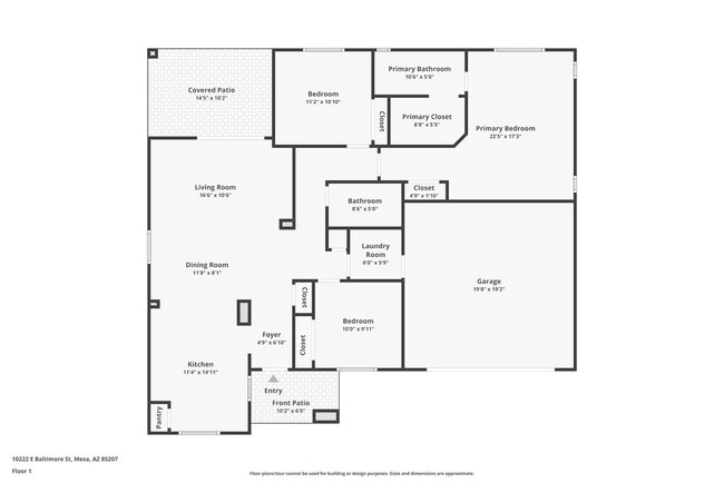 10222 E Baltimore St in Mesa, AZ - Building Photo - Building Photo