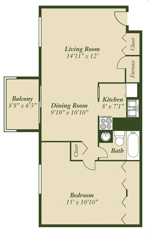 Doncaster Village Apartments in Parkville, MD