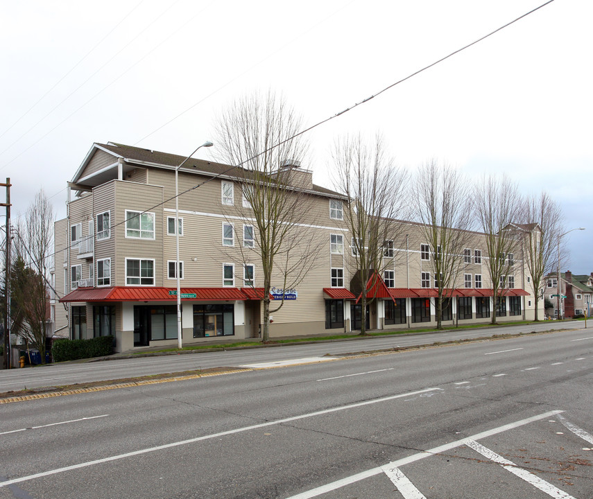 Santorini At The Park Apartments in Seattle, WA - Foto de edificio