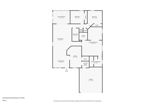 2613 Deck Ave in Kissimmee, FL - Foto de edificio - Building Photo