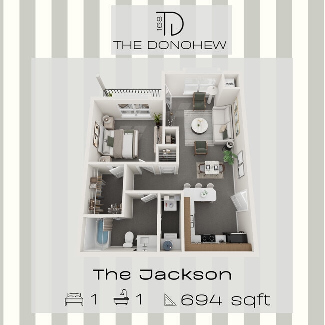 168 at The Donohew in Ripley, WV - Foto de edificio - Floor Plan