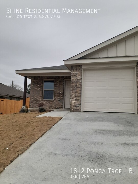 1812 Ponca Trce-Unit -B in Harker Heights, TX - Building Photo
