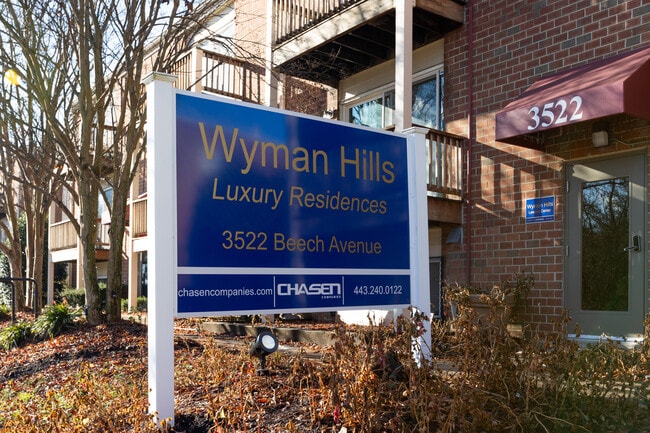 Wyman Hills in Baltimore, MD - Foto de edificio - Building Photo