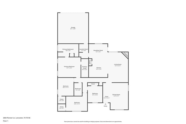 2602 Pioneer Ln in Lancaster, TX - Foto de edificio - Building Photo