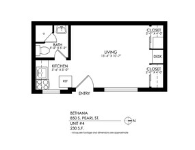 The Bethana Apartments in Denver, CO - Building Photo - Floor Plan