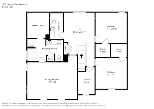 1003 Thorncroft Rd in Greensboro, NC - Foto de edificio - Building Photo