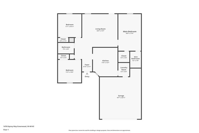 1478 Osprey Way in Greenwood, IN - Building Photo - Building Photo