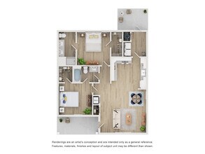 Hamlet Falling Creek in Midlothian, VA - Foto de edificio - Floor Plan