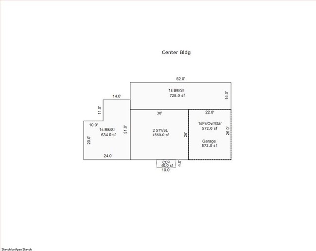 18530 Masonic in Fraser, MI - Foto de edificio - Floor Plan