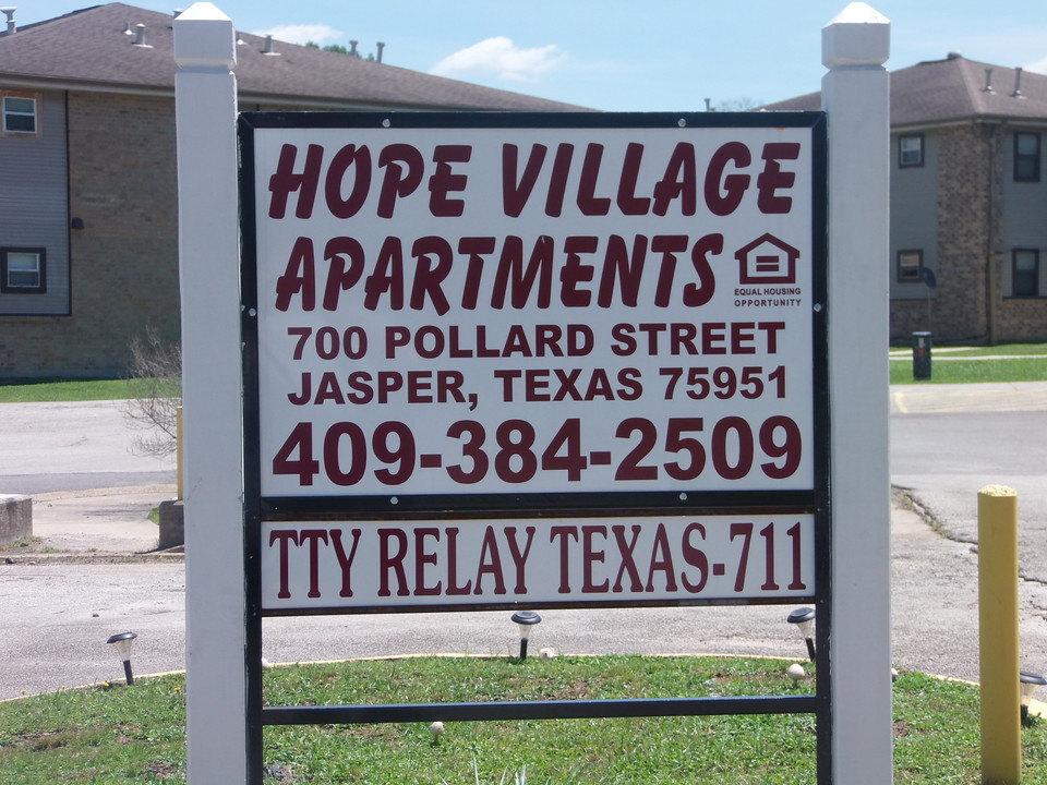 Hope Village Apartments in Jasper, TX - Building Photo