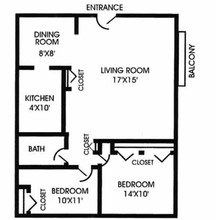 Woodgate Village Apartments in Brunswick, OH - Foto de edificio - Floor Plan