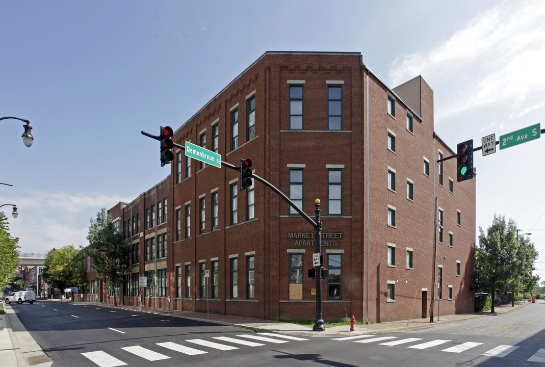 Market Street Apartments in Nashville, TN - Foto de edificio