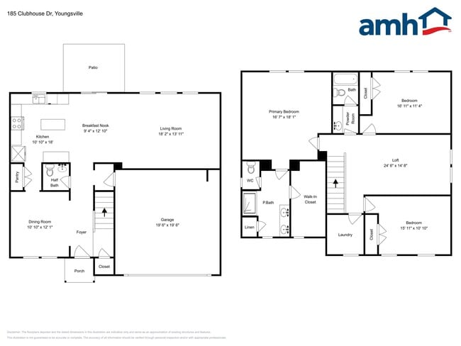 185 Clubhouse Dr in Youngsville, NC - Foto de edificio - Building Photo