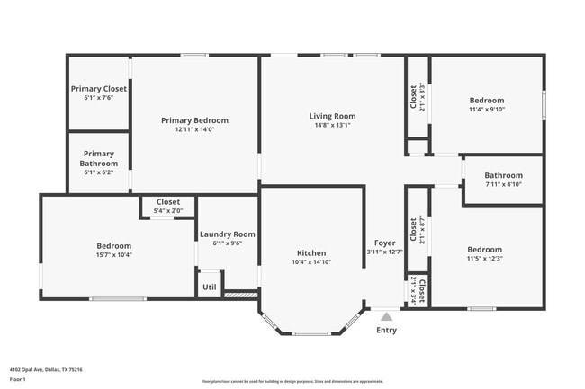 4102 Opal Ave in Dallas, TX - Building Photo - Building Photo