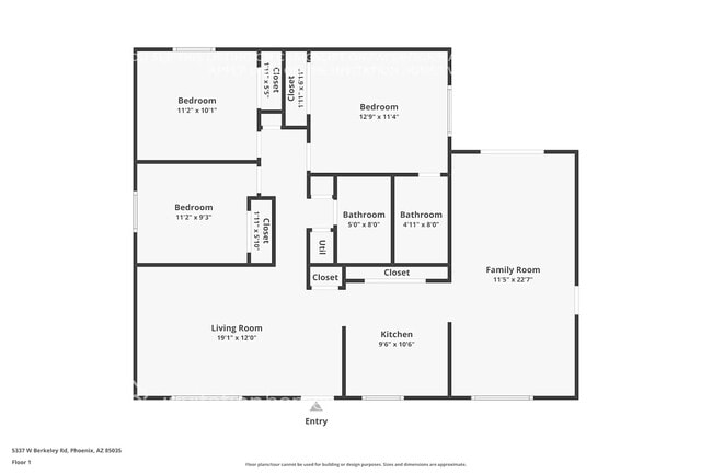 5337 W Berkeley Rd in Phoenix, AZ - Foto de edificio - Building Photo