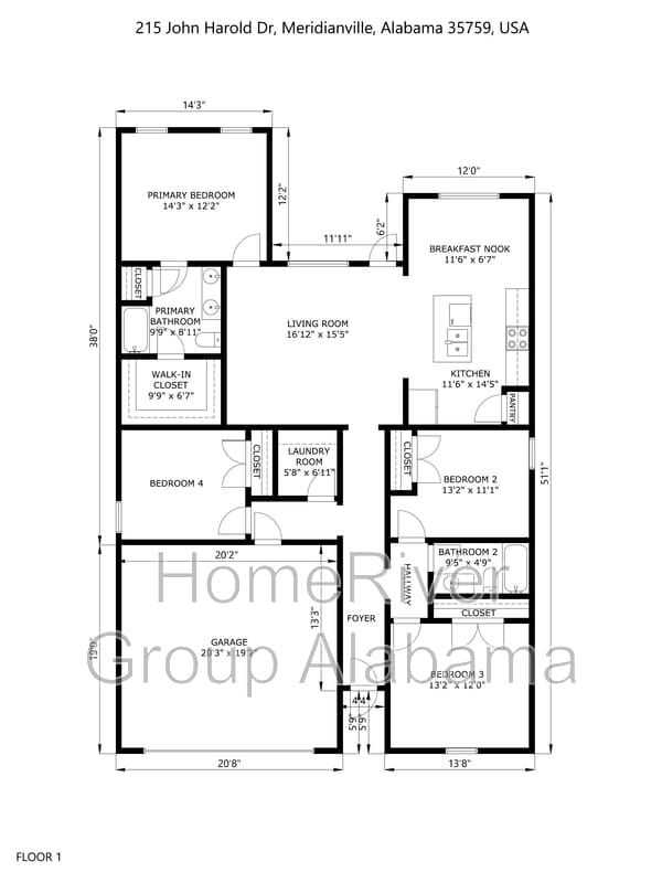 215 John Harold Dr in Meridianville, AL - Building Photo - Building Photo