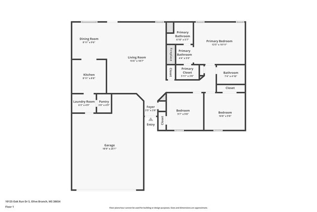 10125 Oak Run Dr S in Olive Branch, MS - Foto de edificio - Building Photo