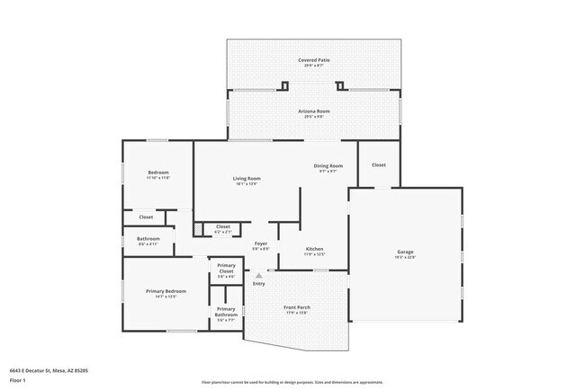 6643 E Decatur St in Mesa, AZ - Building Photo - Building Photo