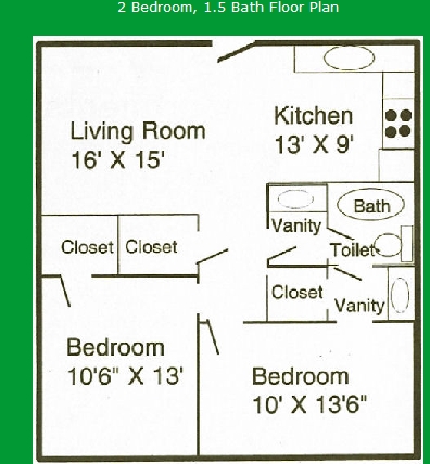 La Casa de Flores in Davis, CA - Building Photo - Floor Plan