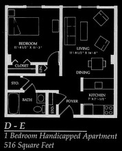 Scott Hill Retirement Community in Clifton Forge, VA - Building Photo - Floor Plan