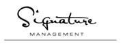 Property Management Company Logo Signature Management