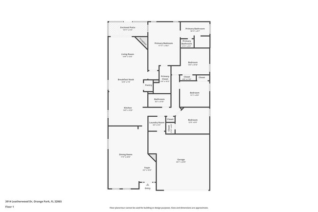 3914 Leatherwood Dr in Orange Park, FL - Foto de edificio - Building Photo