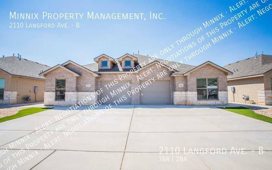 2110 Langford Ave, Unit B in Lubbock, TX - Building Photo