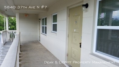 5840 37th Ave N-Unit -7 in St. Petersburg, FL - Building Photo - Building Photo