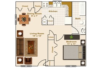 Meadow View Apartments in Lapel, IN - Foto de edificio - Floor Plan