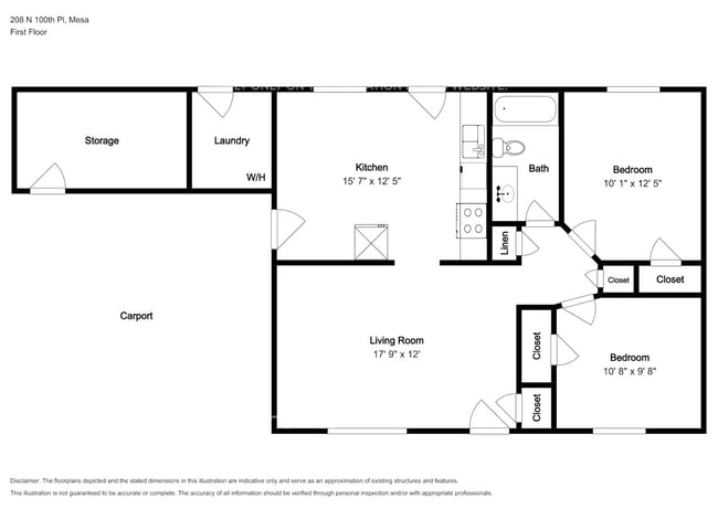 208 N 100th Pl in Mesa, AZ - Foto de edificio - Building Photo