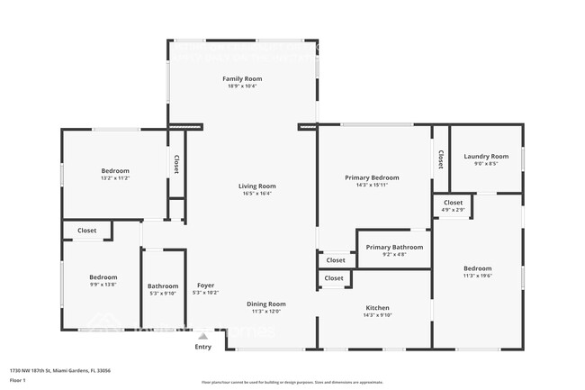 1730 NW 187th St in Miami Gardens, FL - Building Photo - Building Photo