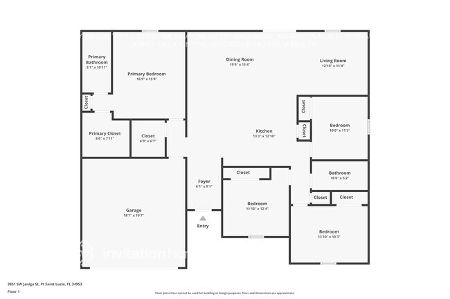 3851 SW Janiga St in Port St. Lucie, FL - Foto de edificio - Building Photo