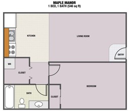 Maple Manor in Eugene, OR - Building Photo - Floor Plan