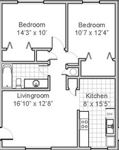 Henryetta Place in Springdale, AR - Foto de edificio - Floor Plan