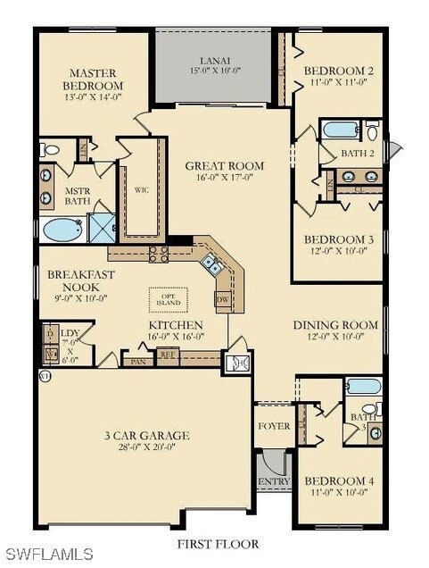 property at 2093 Satsuma Ln