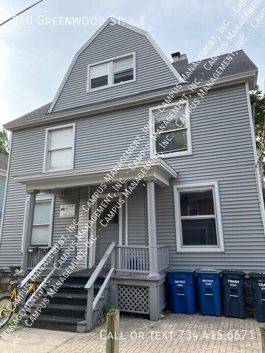 940 Greenwood Ave in Ann Arbor, MI - Building Photo