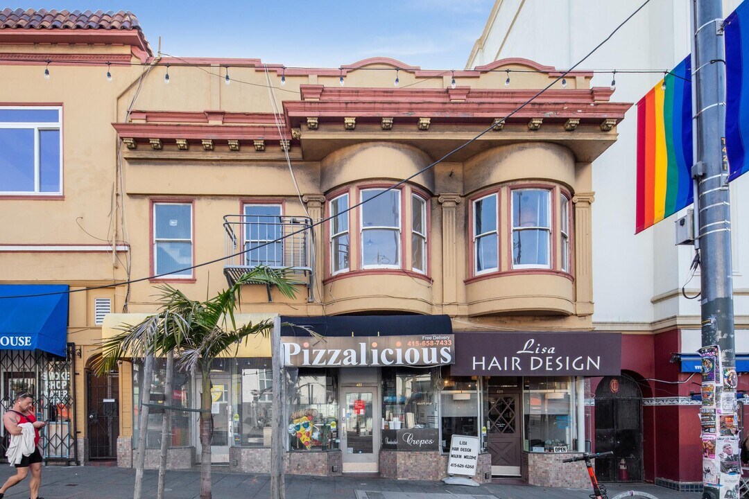413 Castro St in San Francisco, CA - Building Photo