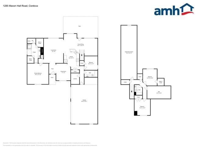 1285 Macon Hall Rd in Cordova, TN - Foto de edificio - Building Photo