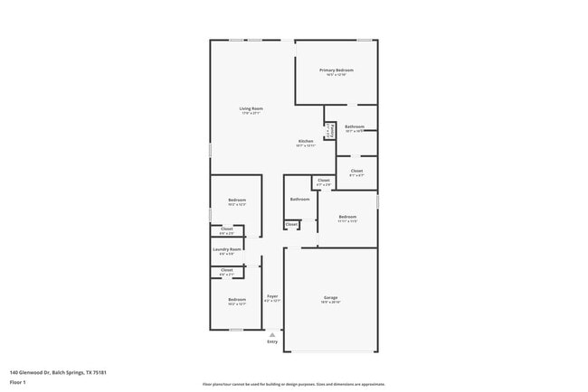 140 Glenwood Dr in Balch Springs, TX - Foto de edificio - Building Photo