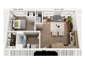 The Oaks on Maria in Stevens Point, WI - Foto de edificio - Floor Plan