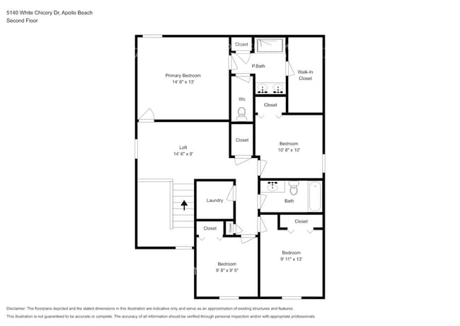 5140 White Chicory Dr, Unit 2 in Apollo Beach, FL - Building Photo - Building Photo