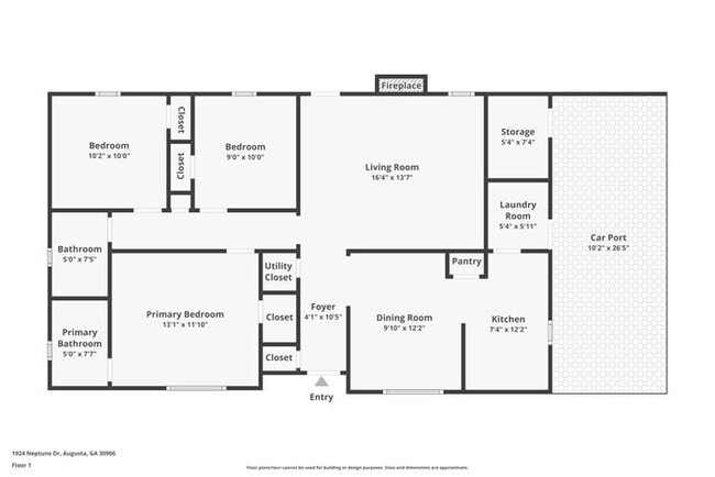 1924 Neptune Dr in Augusta, GA - Building Photo - Building Photo